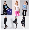 etiqueta de transferencia de calor de impresión offset para ropa de yoga 