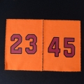 camisetas imprimir números de transferencia de calor jersey 