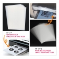 Rollo de película de poliéster PET para impresión de transparencias de inyección de tinta, resistente al agua, tamaño A3/A4, para serigrafía positiva. 