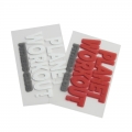 Etiquetas adhesivas de silicona personalizadas con logotipo de Transfertagfactory, etiquetas de transferencia térmica de silicona gruesa 3D para ropa. 