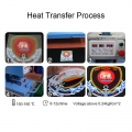 Etiquetas adhesivas de transferencia de calor con impresión 3D de logotipos personalizados a precio económico para prendas de vestir 