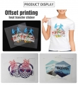 Etiquetas adhesivas de transferencia de calor con impresión 3D de logotipos personalizados a precio económico para prendas de vestir 